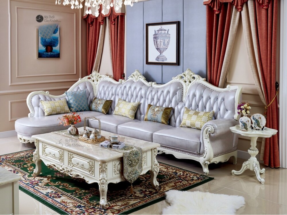 Sofa da bò Ý cao cấp tại Nội Thất Gia Khánh