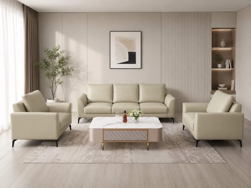 Bộ Sofa MATERA Hiện Đại Đơn Giản E001-113 Da Nano1-27