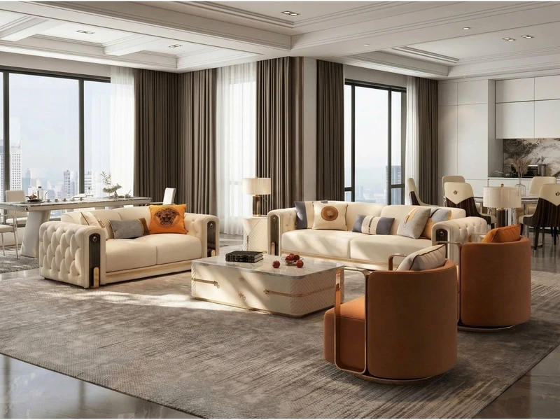 Sofa Luxury NOVÉLLO Sang Trọng SBQ016-1124