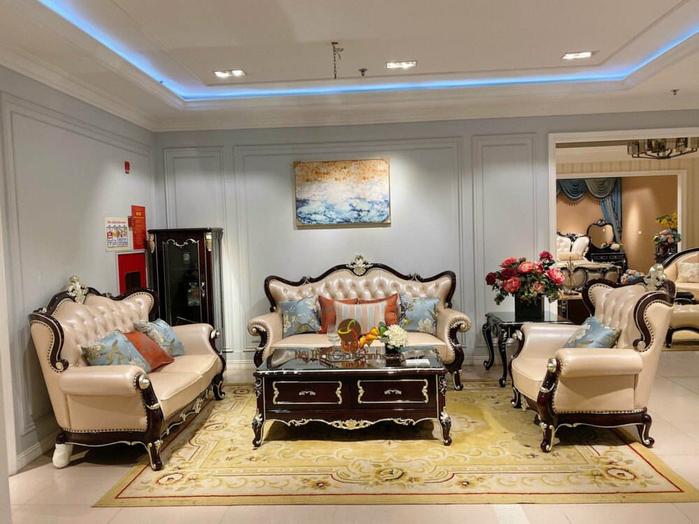 Mẫu sofa phòng giám đốc đẳng cấp tại showroom Gia Khánh