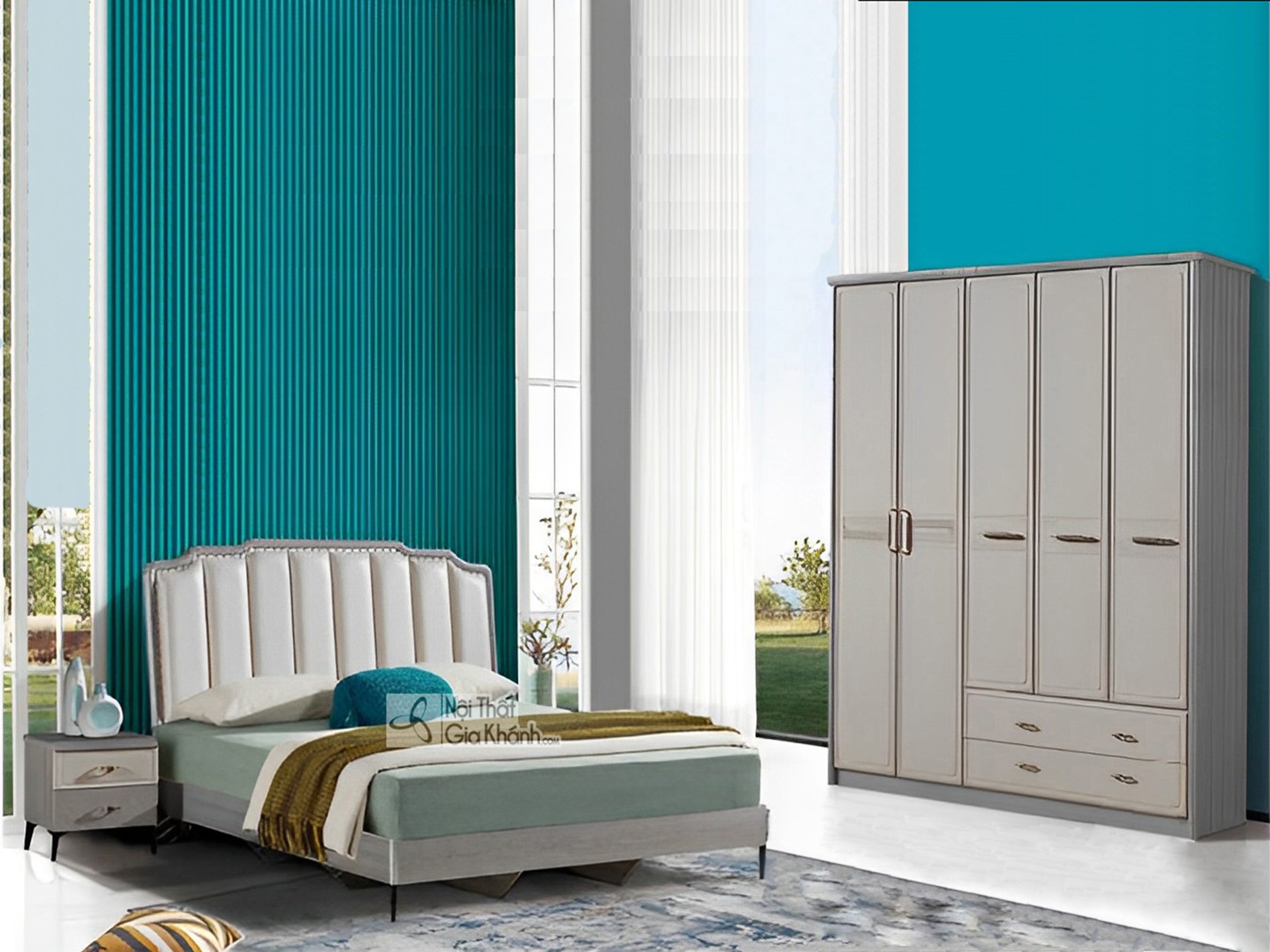 Bộ Giường Tủ Hiện Đại BG3105-1