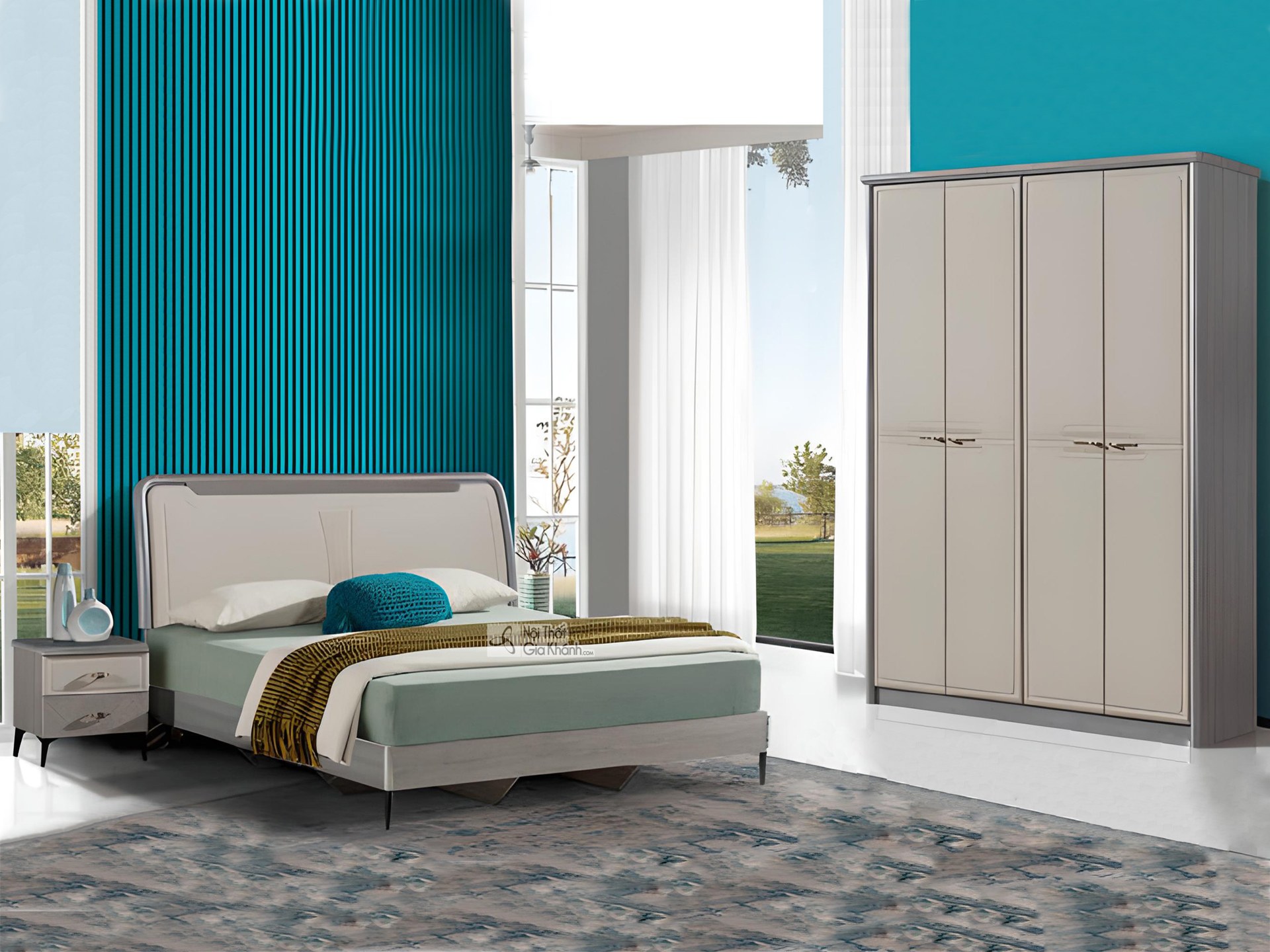 Bộ Giường Tủ Hiện Đại GI3108-1 giá 26 triệu