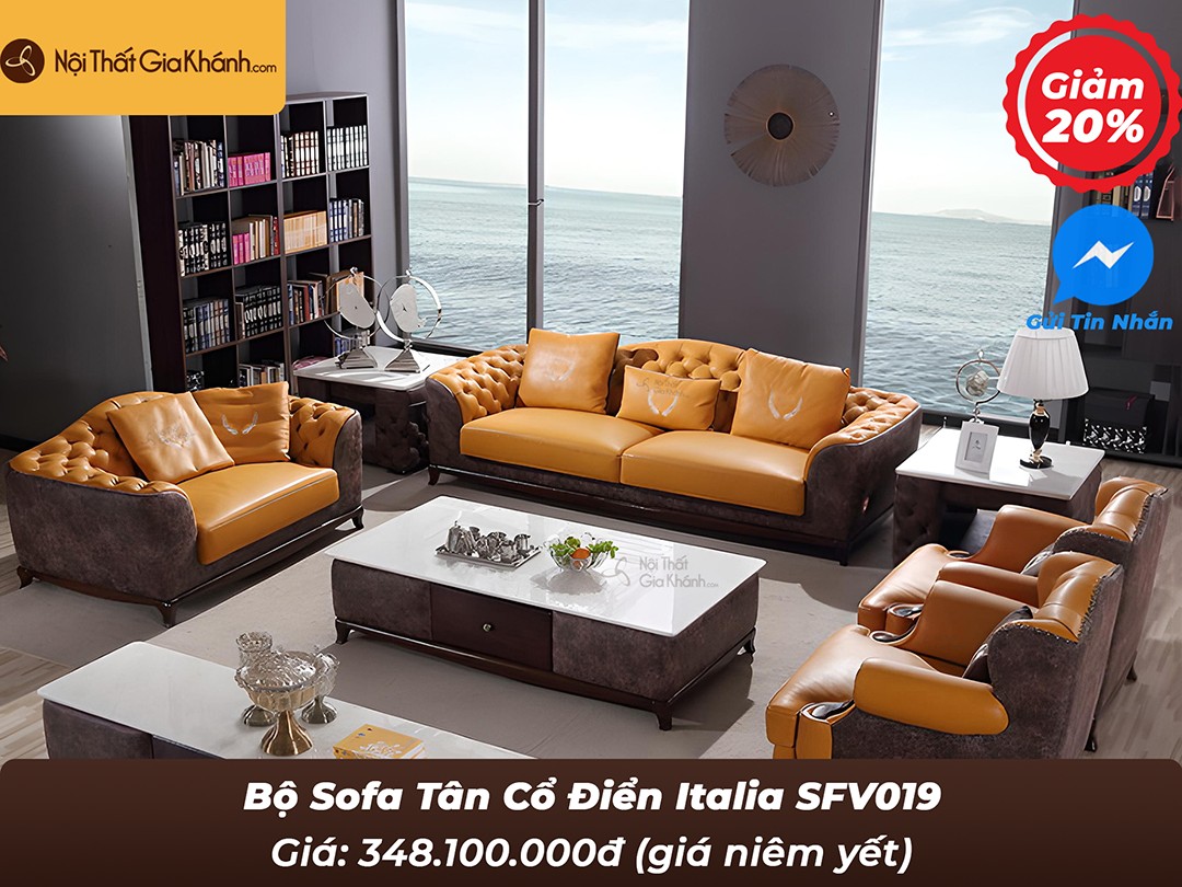 bo sofa ban tra ke tivi dong bo hien dai phong cach y sfv019
