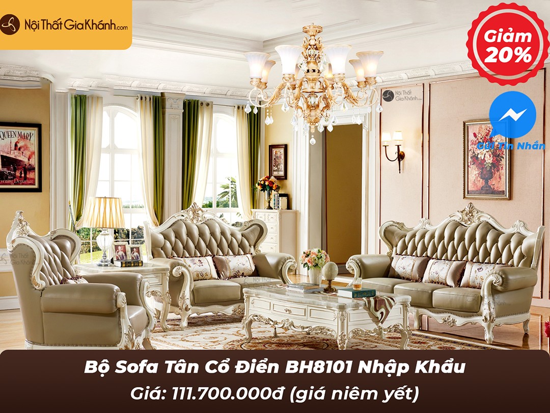 bo sofa tan co dien nhap khau bh8101