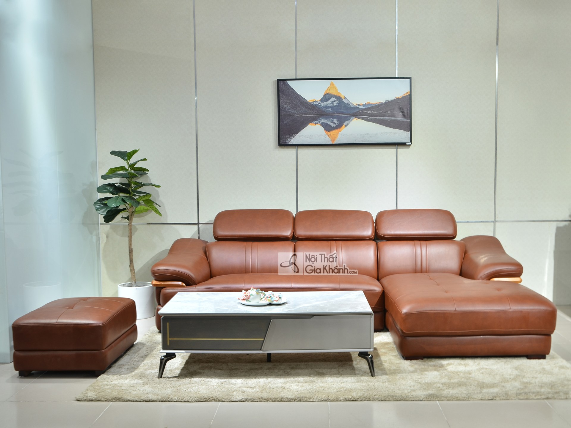 Bộ sofa hiện đại 2 băng góc trái SP672-N2096