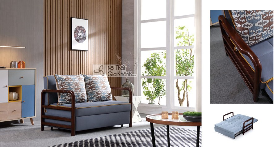 Salon nệm sofa mini phòng ngủ 1m46 SF1012A
