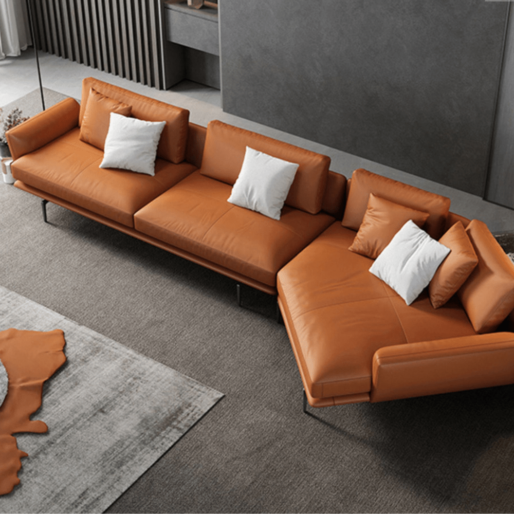 Bộ Sofa Da 2 Băng Tinh Xảo Cho Phòng Khách SF507 – ảnh 24