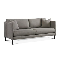 Sofa băng Michael SF-577 chụp chính diện hơi chếch góc, nổi bật trên nền trắng. Ghế có hai đệm ngồi và hai đệm lưng lớn, c…