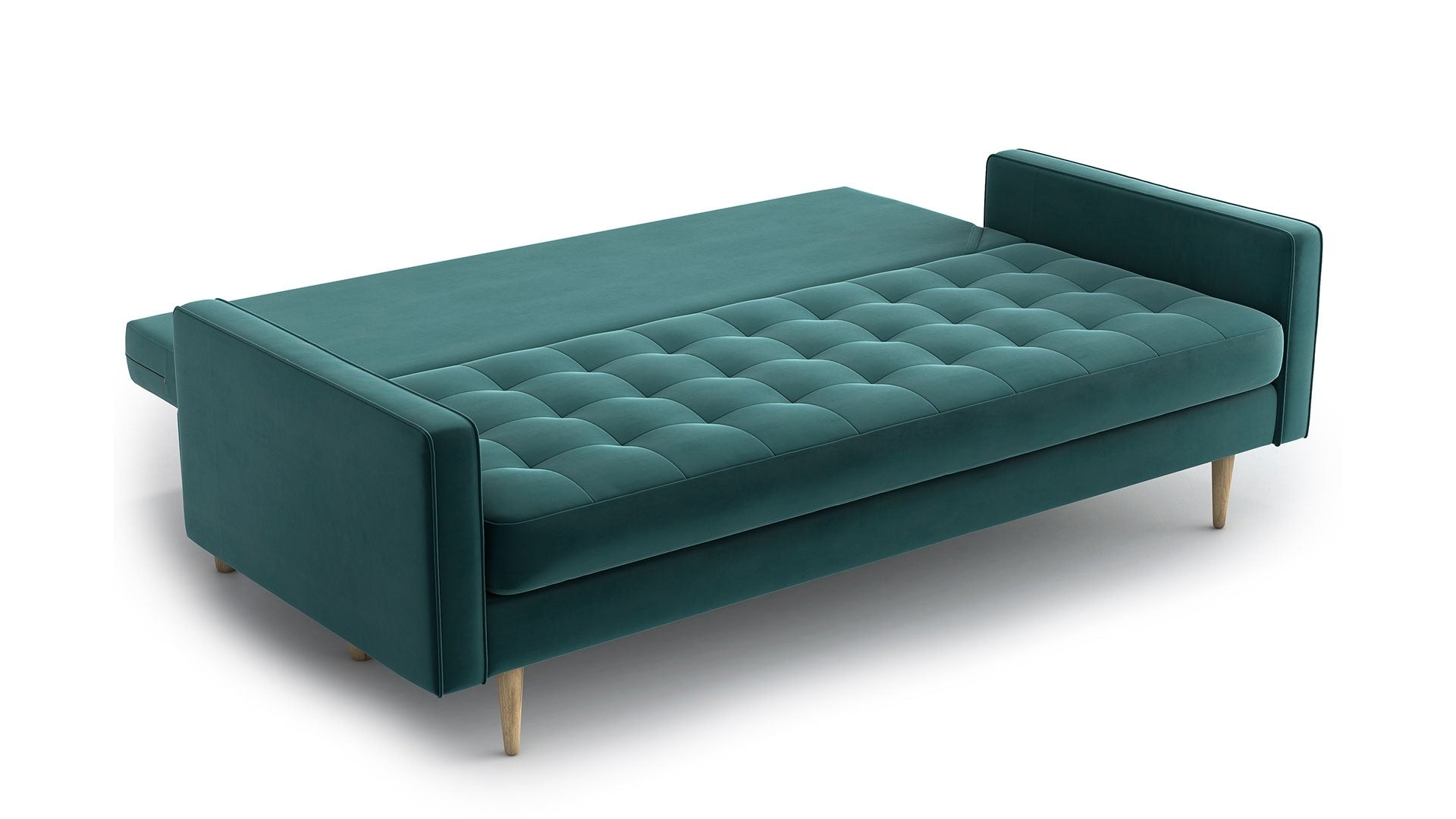 Ví dụ cơ chế gập mở nhanh trên sofa giường khung gỗ