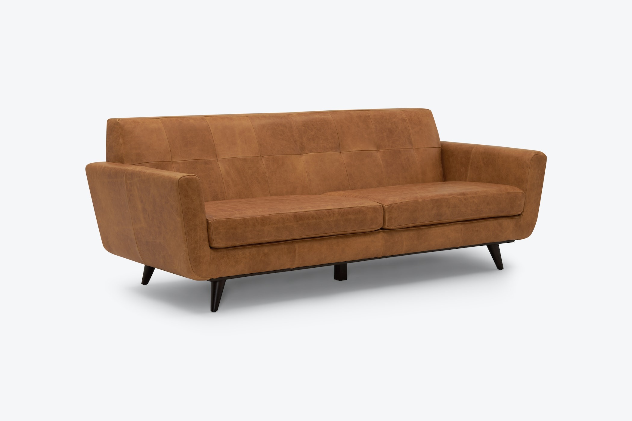 Chi tiết bọc da sofa băng Hughes SF-555