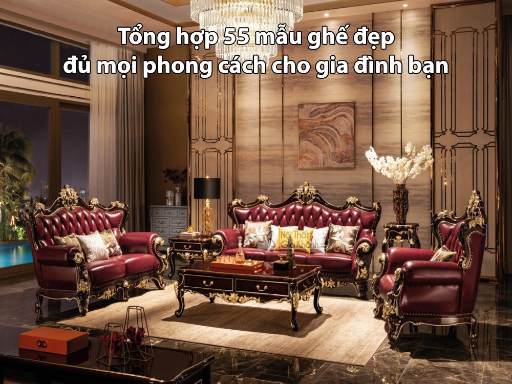 Bộ sưu tập ghế đẹp đa phong cách cho phòng khách và không gian sống gia đình