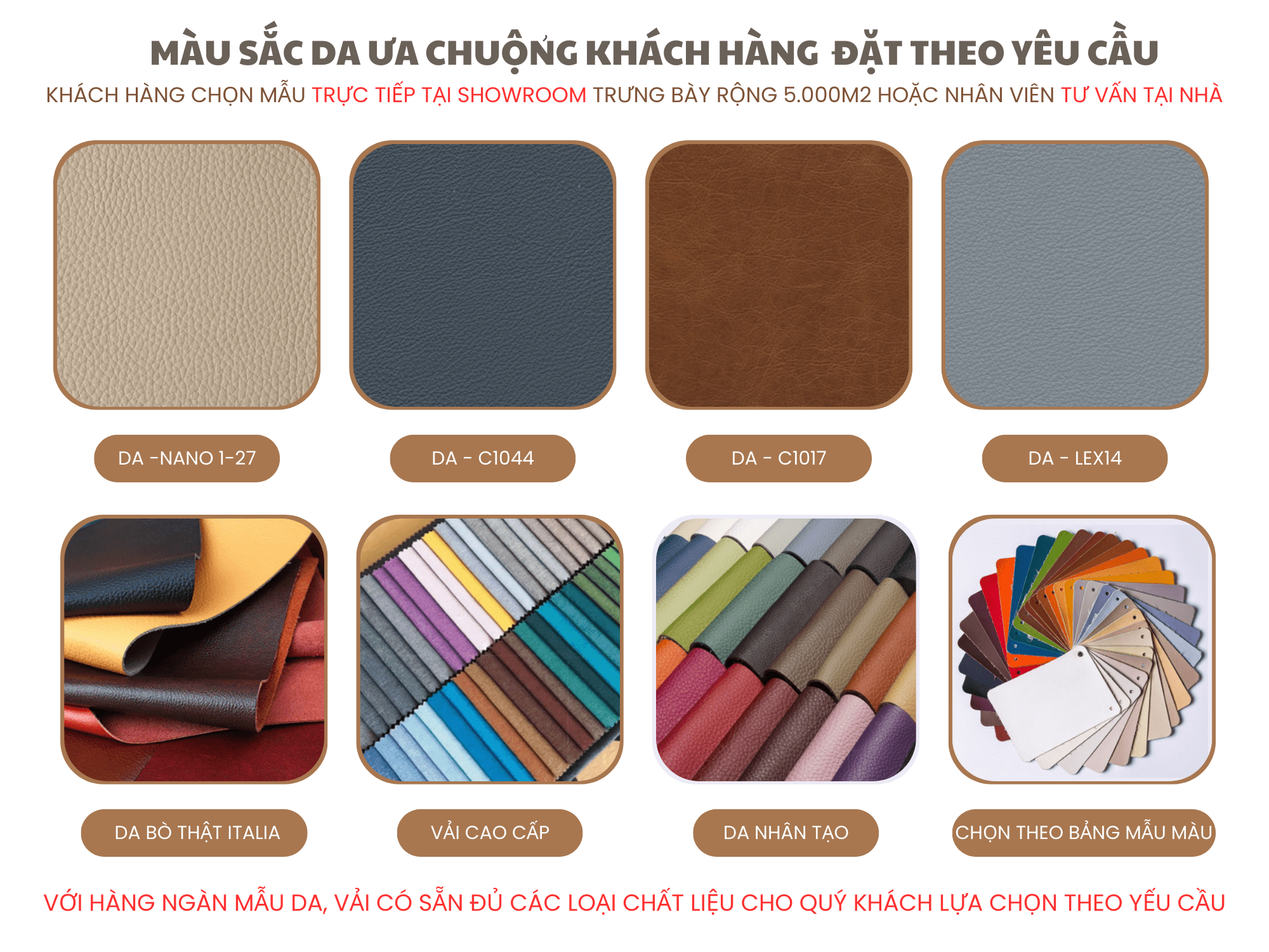 Bang Chat Lieu Da Vai Sofa Noi That Gia Khanh – Nội Thất Gia Khánh