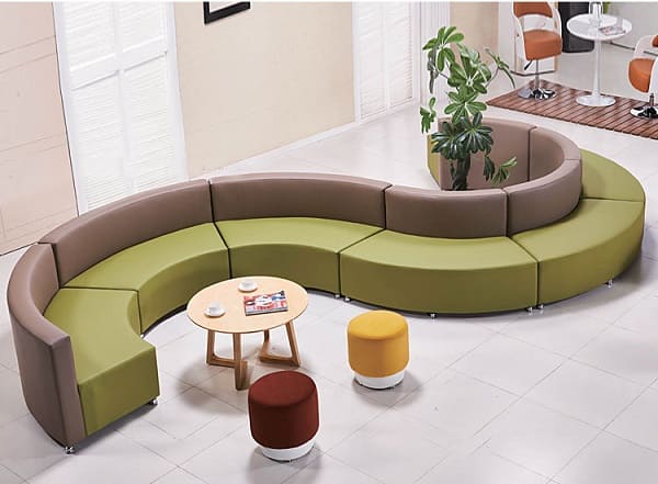 ghế sofa cong