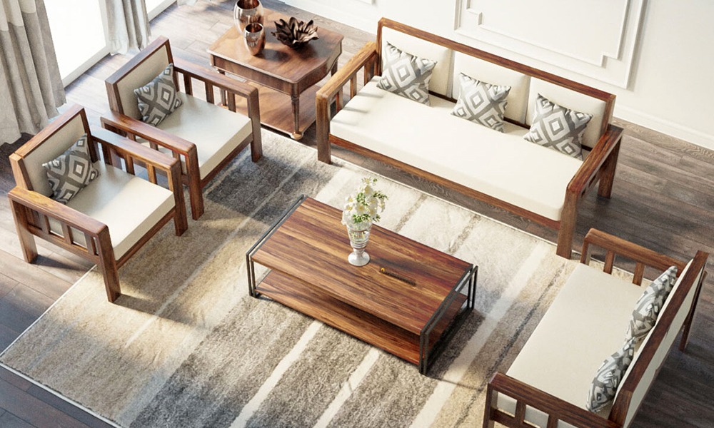 bàn ghế gỗ phòng khách dưới 15 triệu