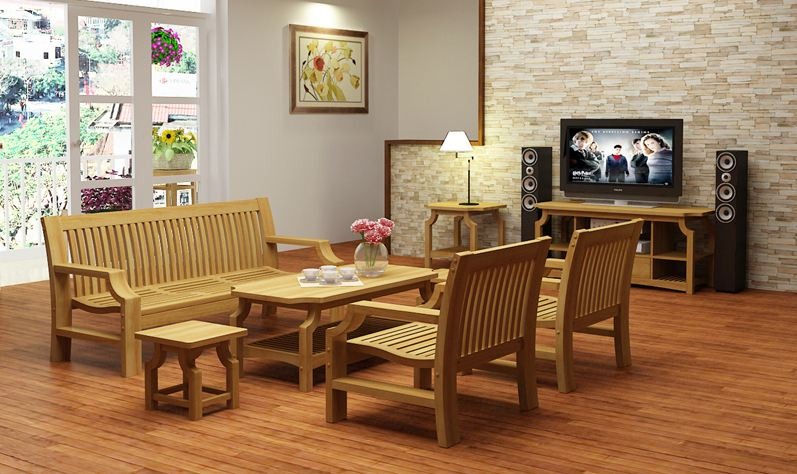 Bàn Ghế Gỗ Phòng Khách Dưới 7 Triệu