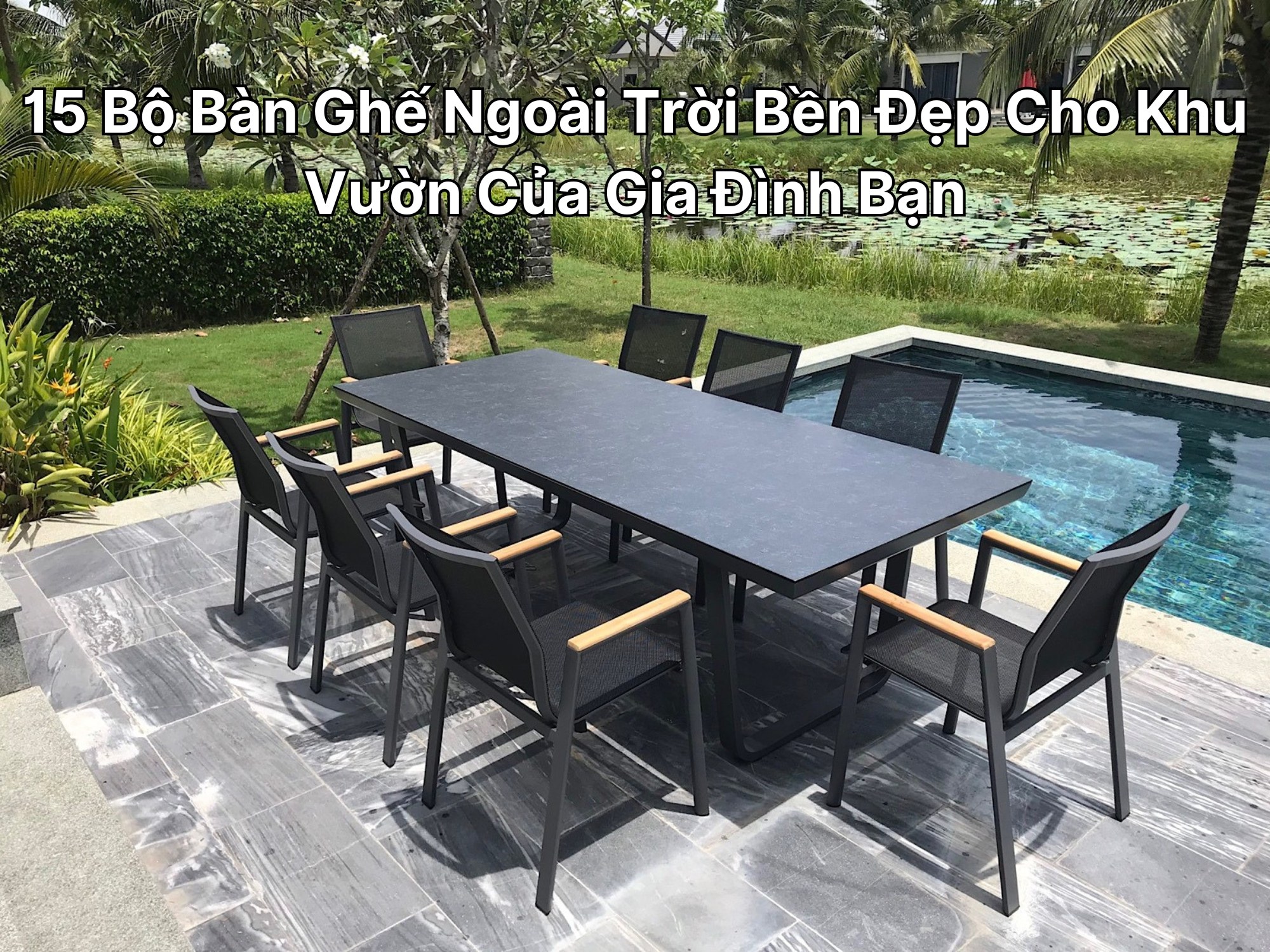 bàn ghế ngoài trời 