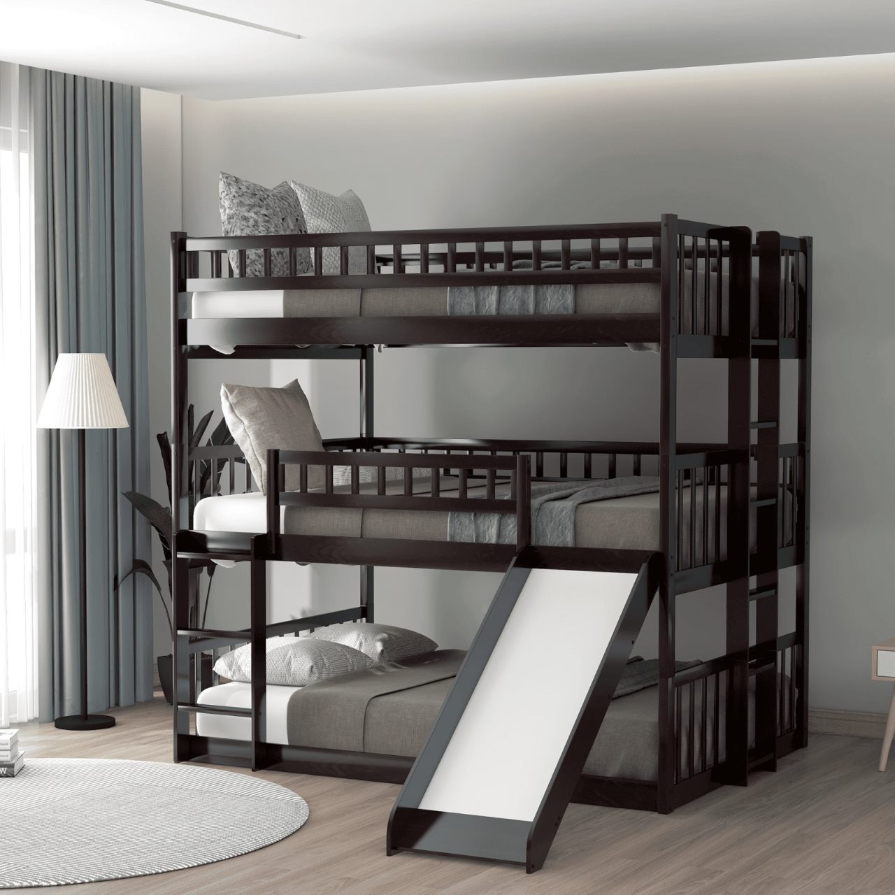 9 Mẫu Giường Ngủ 3 Tầng Phù Hợp Cho Không Gian Nhỏ