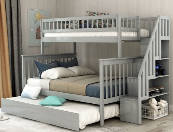 9 Mẫu Giường Ngủ 3 Tầng Phù Hợp Cho Không Gian Nhỏ
