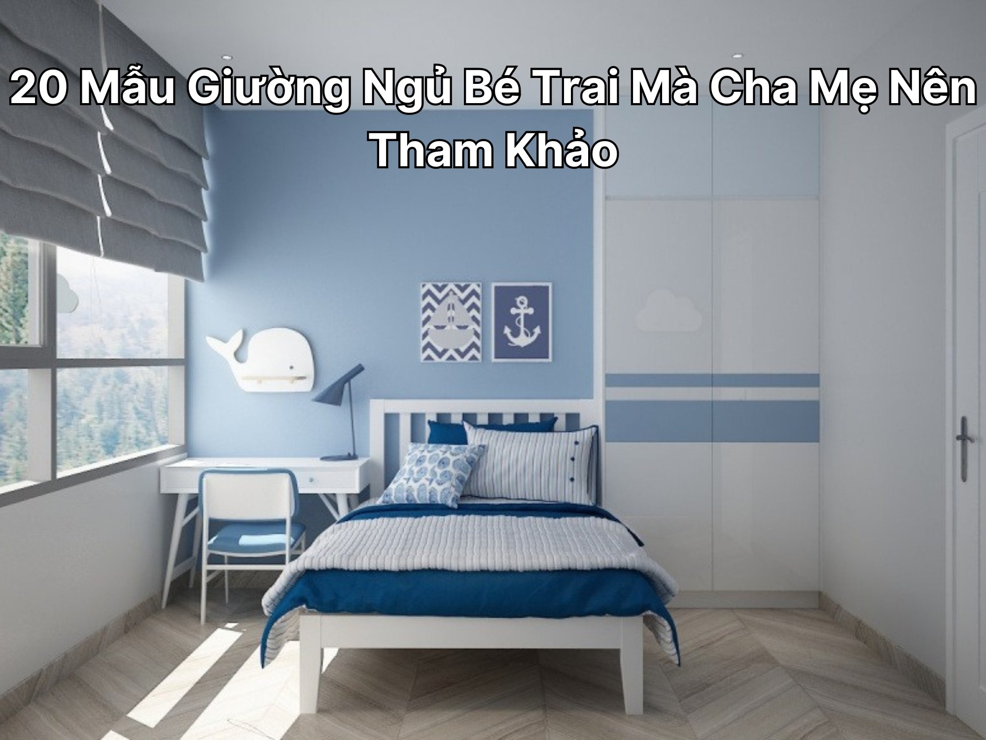 giường ngủ bé trai