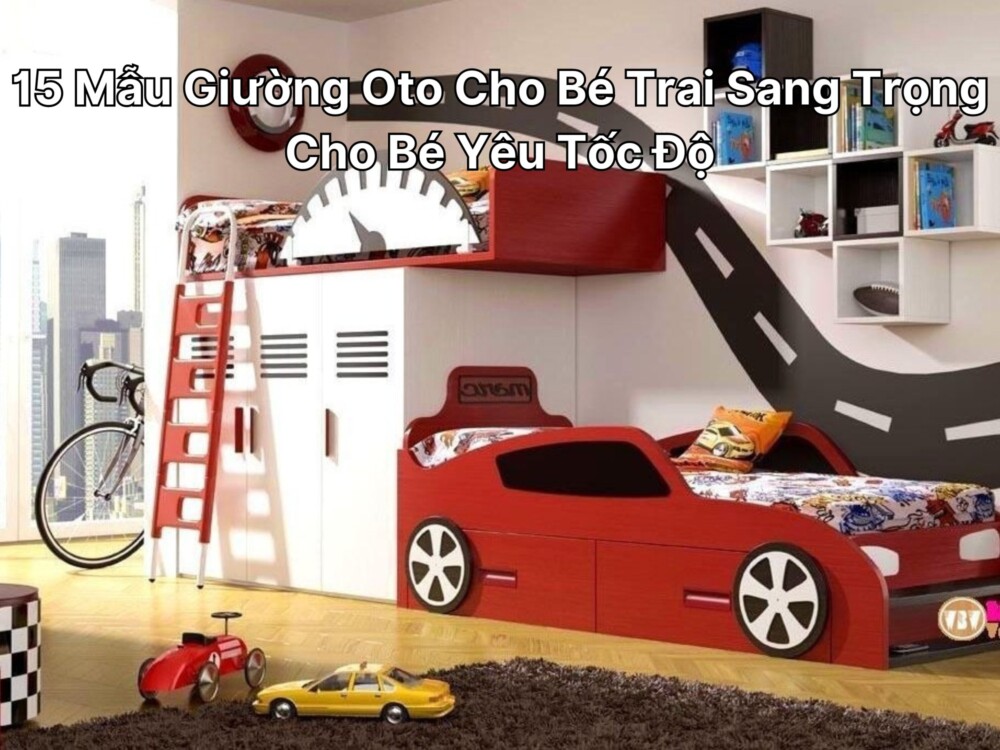 giường oto cho bé trai