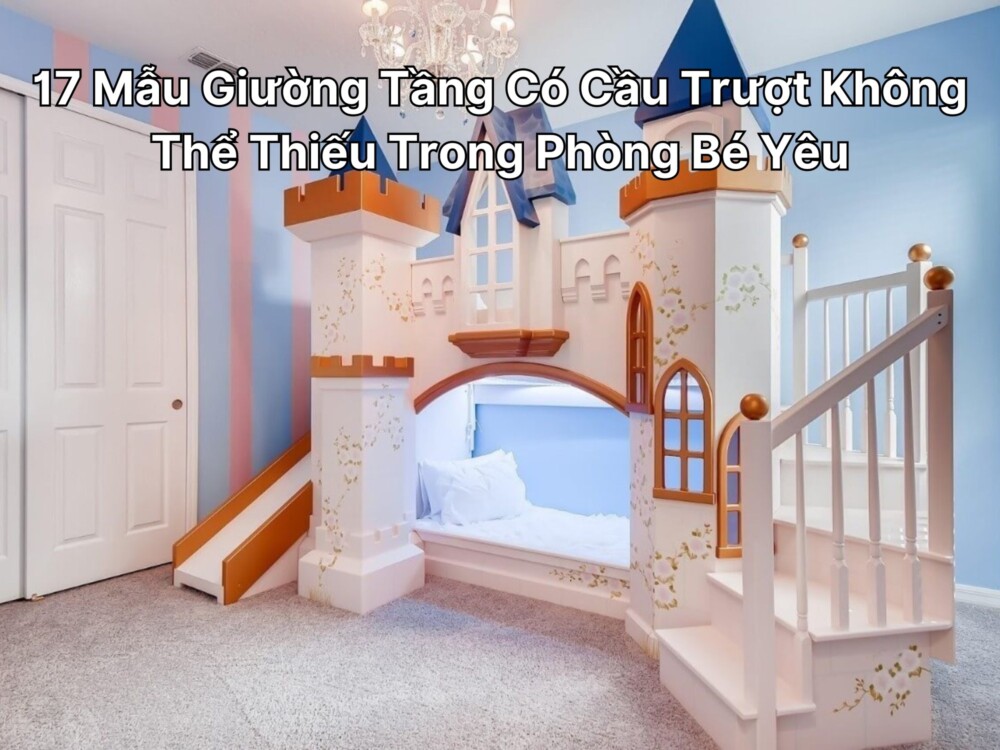giường tầng có cầu trượt