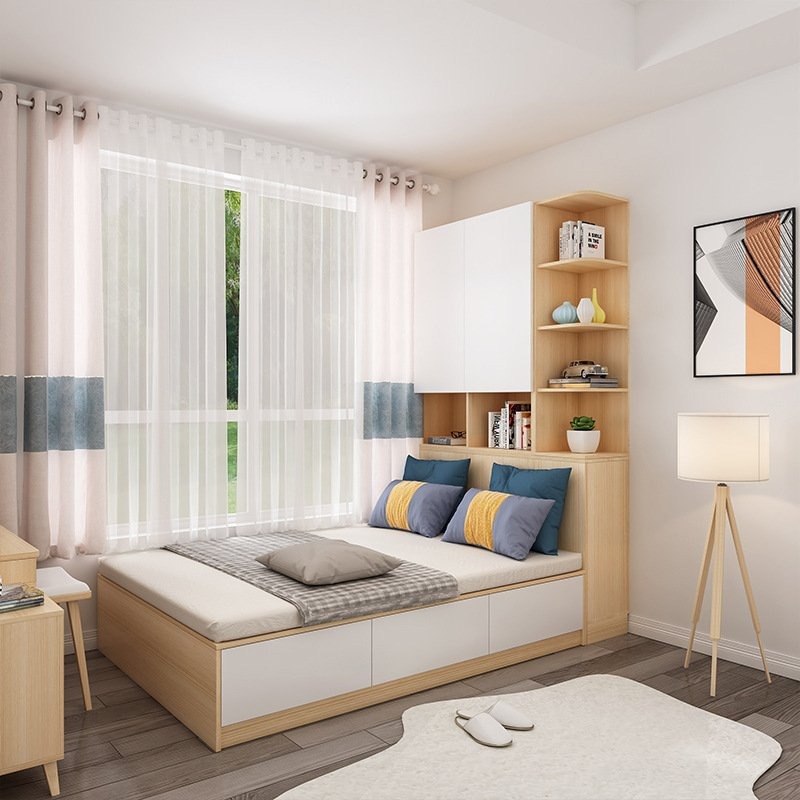 13 Mẫu Giường Thông Minh Kết Hợp Tủ Quần Áo Đa Năng