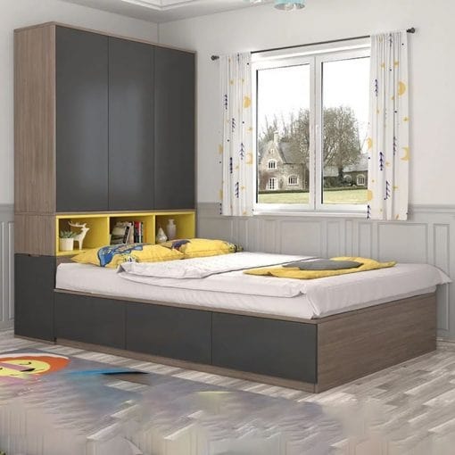 13 Mẫu Giường Thông Minh Kết Hợp Tủ Quần Áo Đa Năng