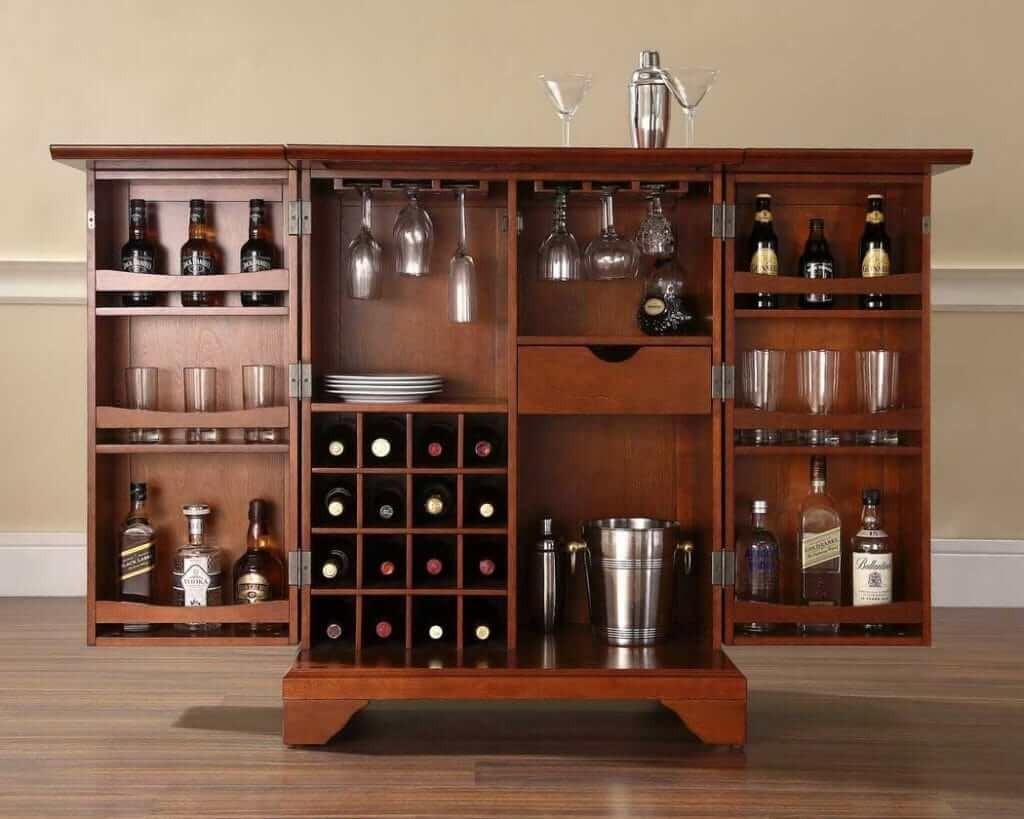 Tiết Lộ Cách Trưng Bày Tủ Rượu Đẹp Ấn Tượng Tới Mọi Người