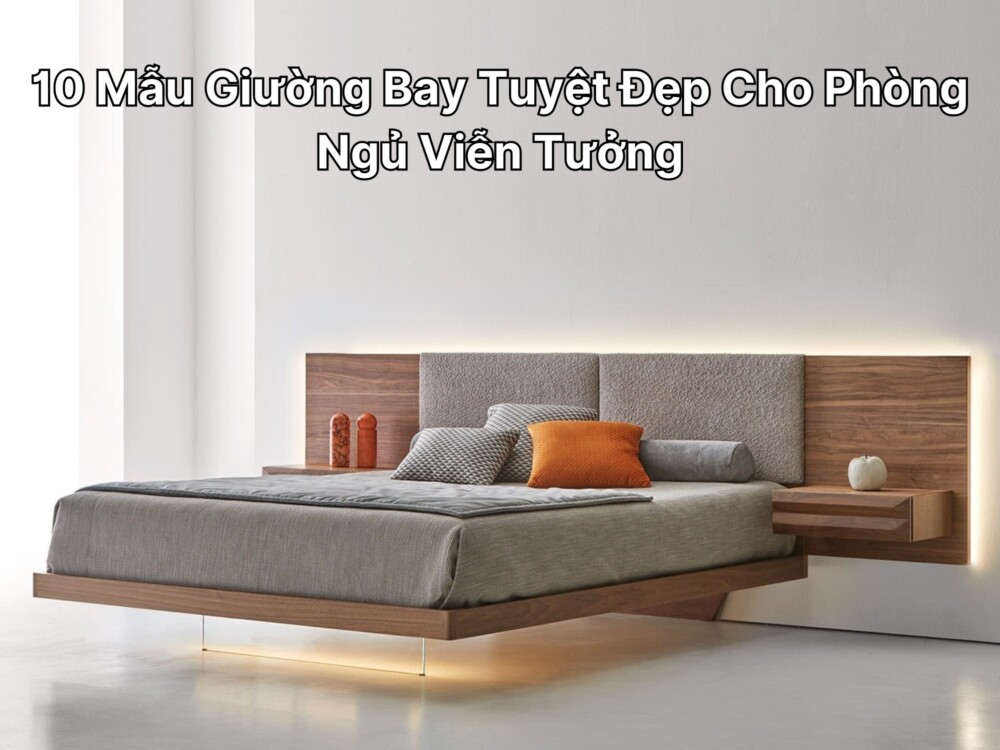 10 Mẫu Giường Bay Tuyệt Đẹp Cho Phòng Ngủ Viễn Tưởng