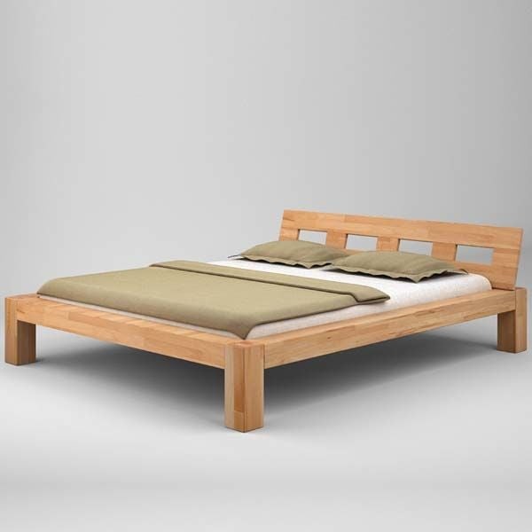17 Mẫu Giường Ngủ Gỗ Cao Su Đẹp Tốt Cho Gia Đình