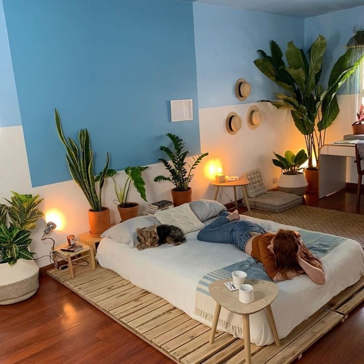 trang trí phòng ngủ nhỏ không giường1