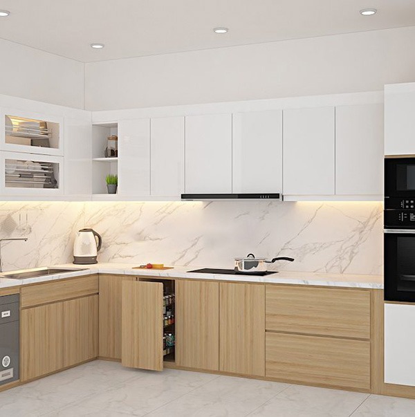 34 Mẫu Tủ Bếp Gỗ Công Nghiệp Đẹp Đỉnh Cho Căn Bếp Hiện Đại
