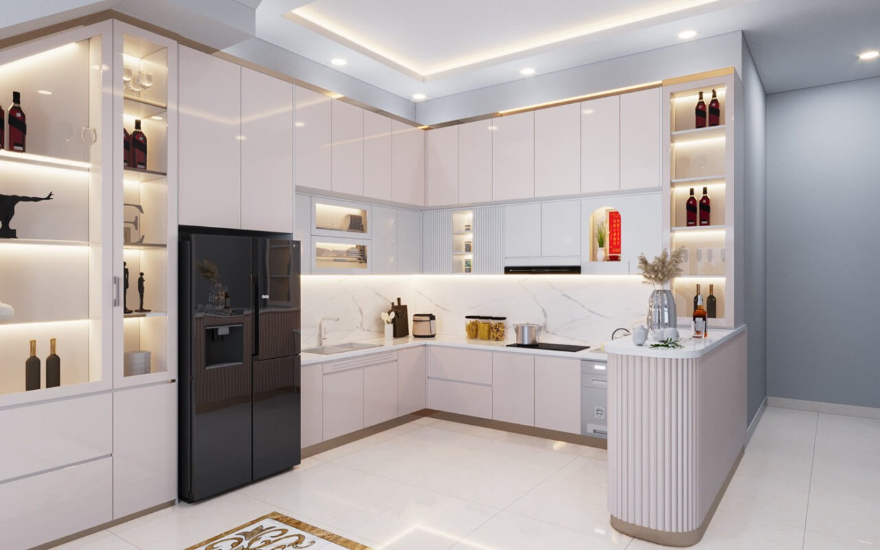 19 Mẫu Tủ Bếp Thông Minh Full Tiện Nghi Cho Căn Bếp 4.0