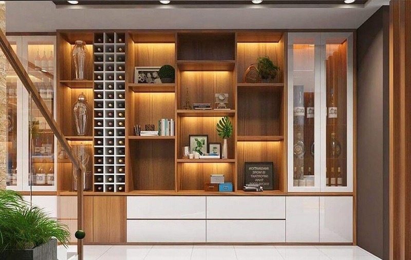 Tủ Rượu Âm Tường Và Tủ Rượu Treo Tường: Chọn Sao Cho Hợp