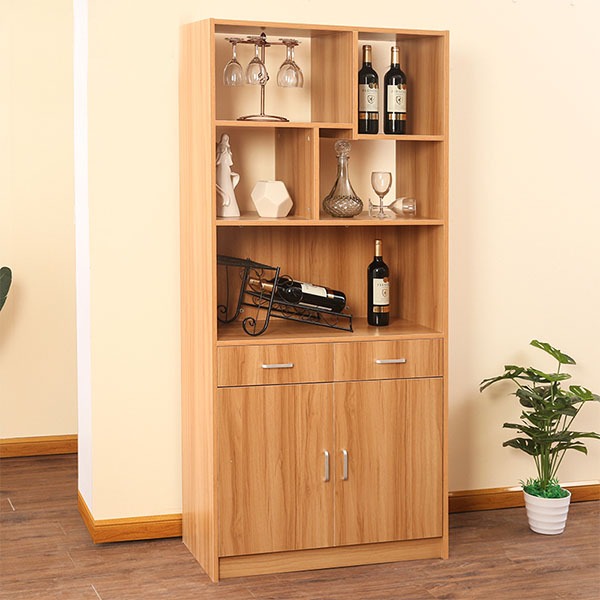 22 Mẫu Tủ Rượu Gỗ Công Nghiệp Cao Cấp Cho Phòng Bếp