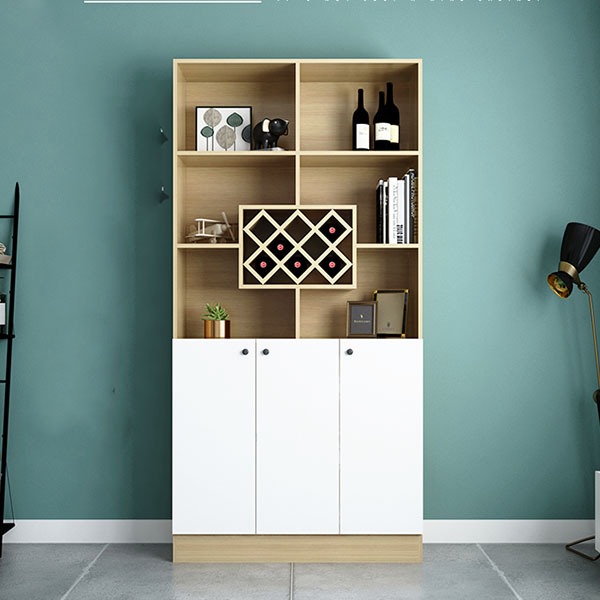 22 Mẫu Tủ Rượu Gỗ Công Nghiệp Cao Cấp Cho Phòng Bếp