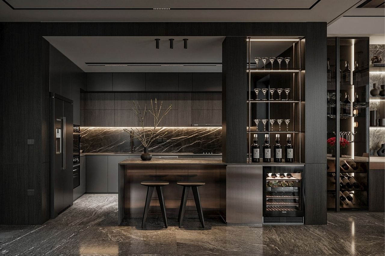 20 Tủ Rượu Quầy Bar Đẹp, Sang Đủ Tiện Nghi Mọi Không Gian