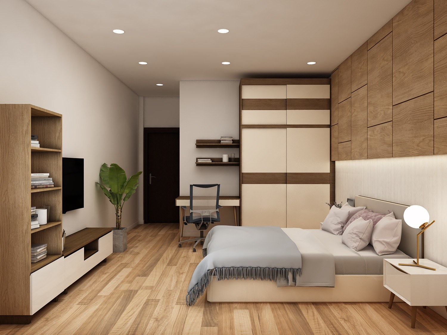 9 Phòng Ngủ Chung Cho Bố Mẹ Và Con Đủ Tiện Nghi Mà Vẫn Cực Đẹp