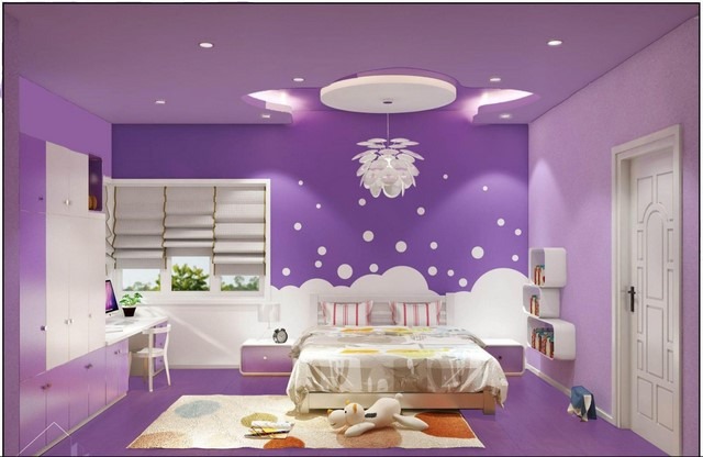 22 Mẫu Phòng Ngủ Màu Tím Đủ Sắc Thái Từ Mộng Mơ Tới Quyến Rũ