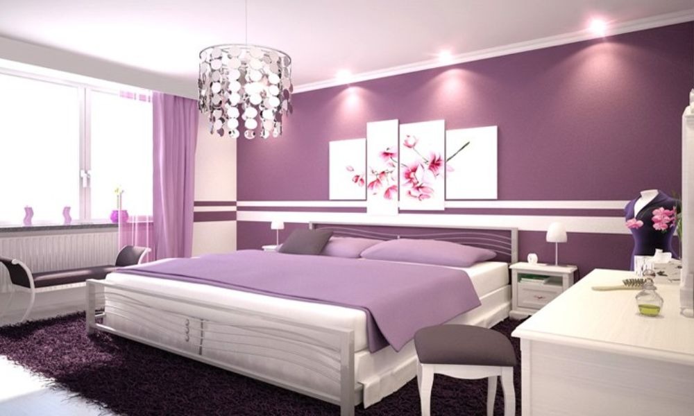 22 Mẫu Phòng Ngủ Màu Tím Đủ Sắc Thái Từ Mộng Mơ Tới Quyến Rũ