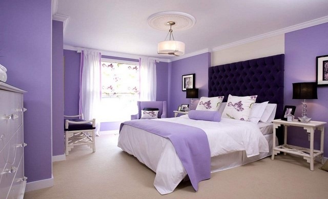 22 Mẫu Phòng Ngủ Màu Tím Đủ Sắc Thái Từ Mộng Mơ Tới Quyến Rũ