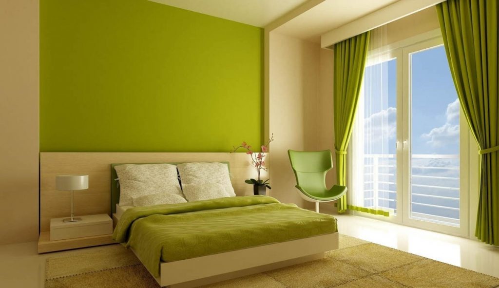 19 Thiết Kế Phòng Ngủ Màu Xanh Lá Tự Nhiên Gần Gũi Thiên Nhiên