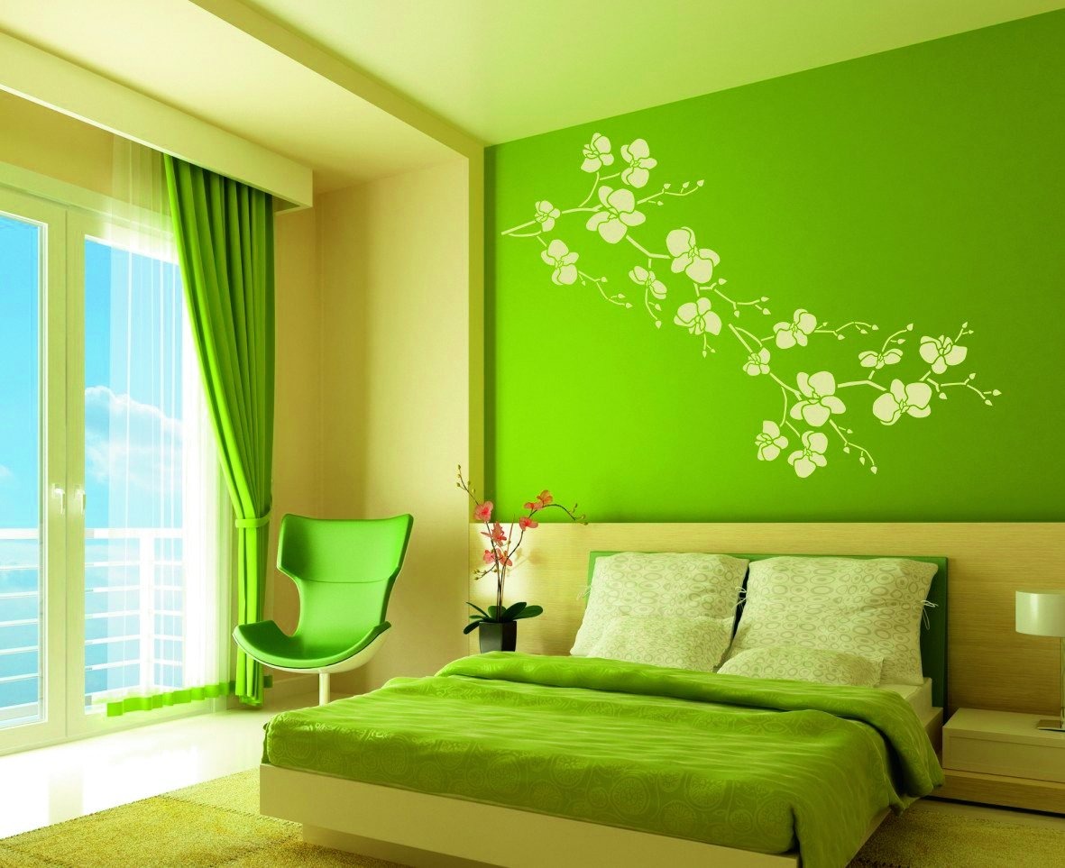 19 Thiết Kế Phòng Ngủ Màu Xanh Lá Tự Nhiên Gần Gũi Thiên Nhiên