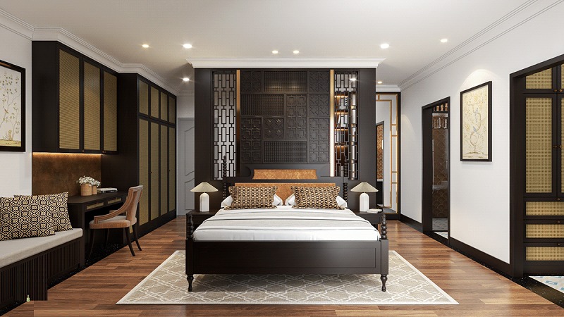 Điểm Mặt 19 Mẫu Phòng ngủ Indochine Tinh Tế Chuẩn Đông Dương
