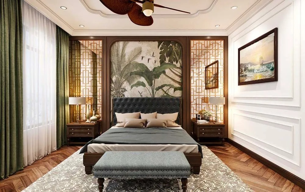 Điểm Mặt 19 Mẫu Phòng ngủ Indochine Tinh Tế Chuẩn Đông Dương