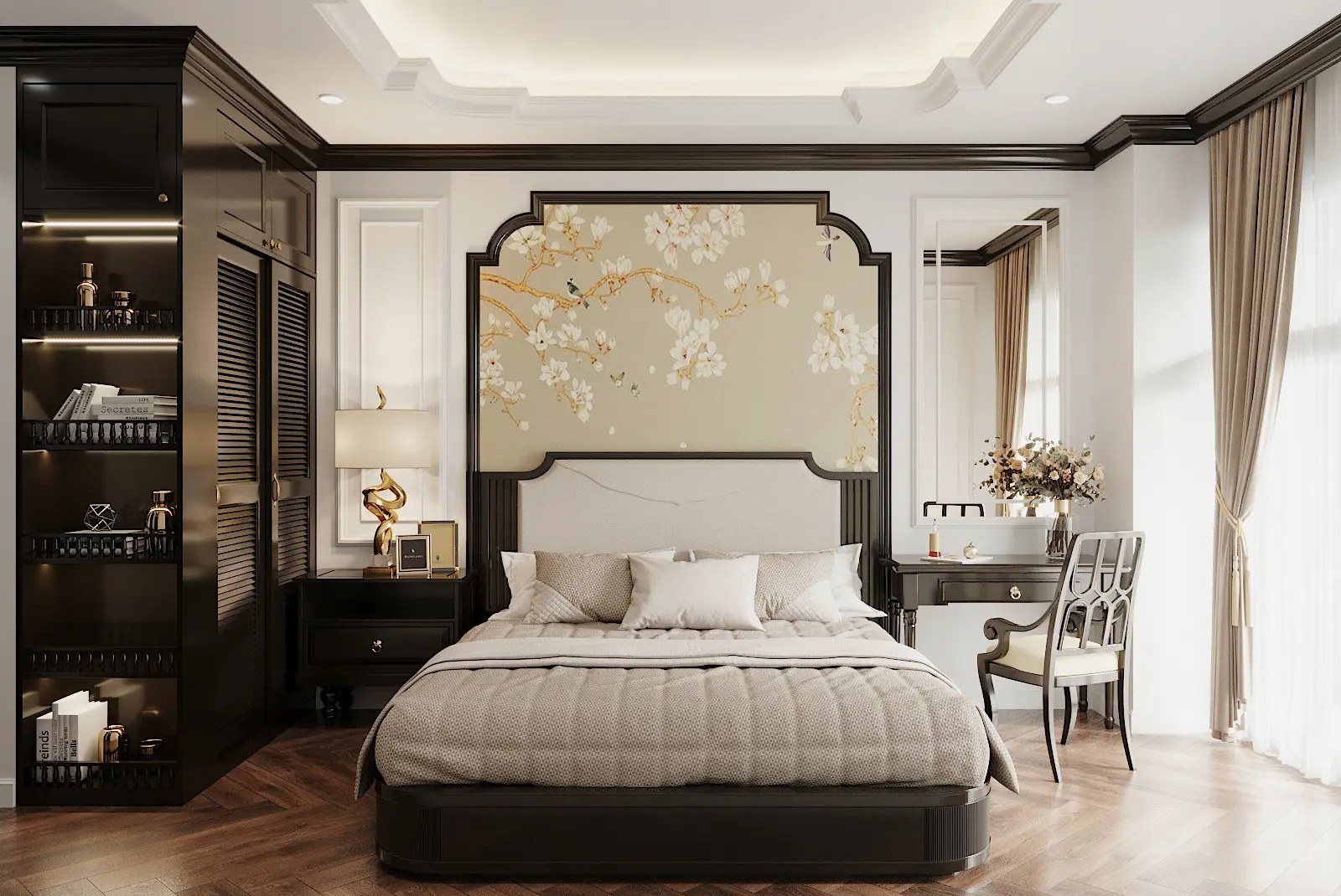 Điểm Mặt 19 Mẫu Phòng ngủ Indochine Tinh Tế Chuẩn Đông Dương