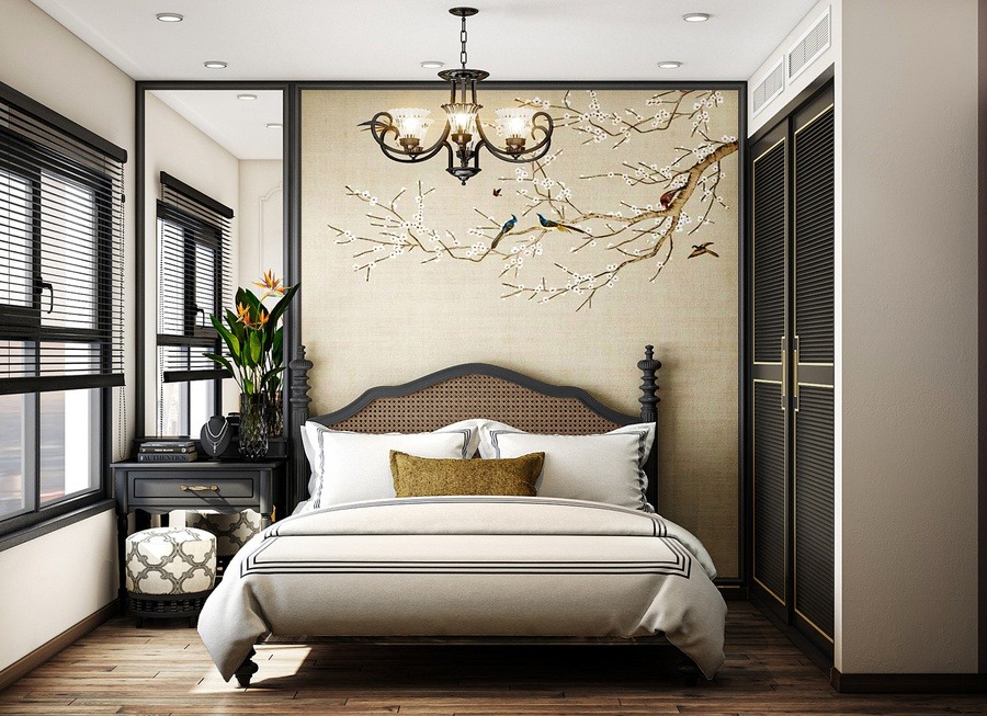 Điểm Mặt 19 Mẫu Phòng ngủ Indochine Tinh Tế Chuẩn Đông Dương