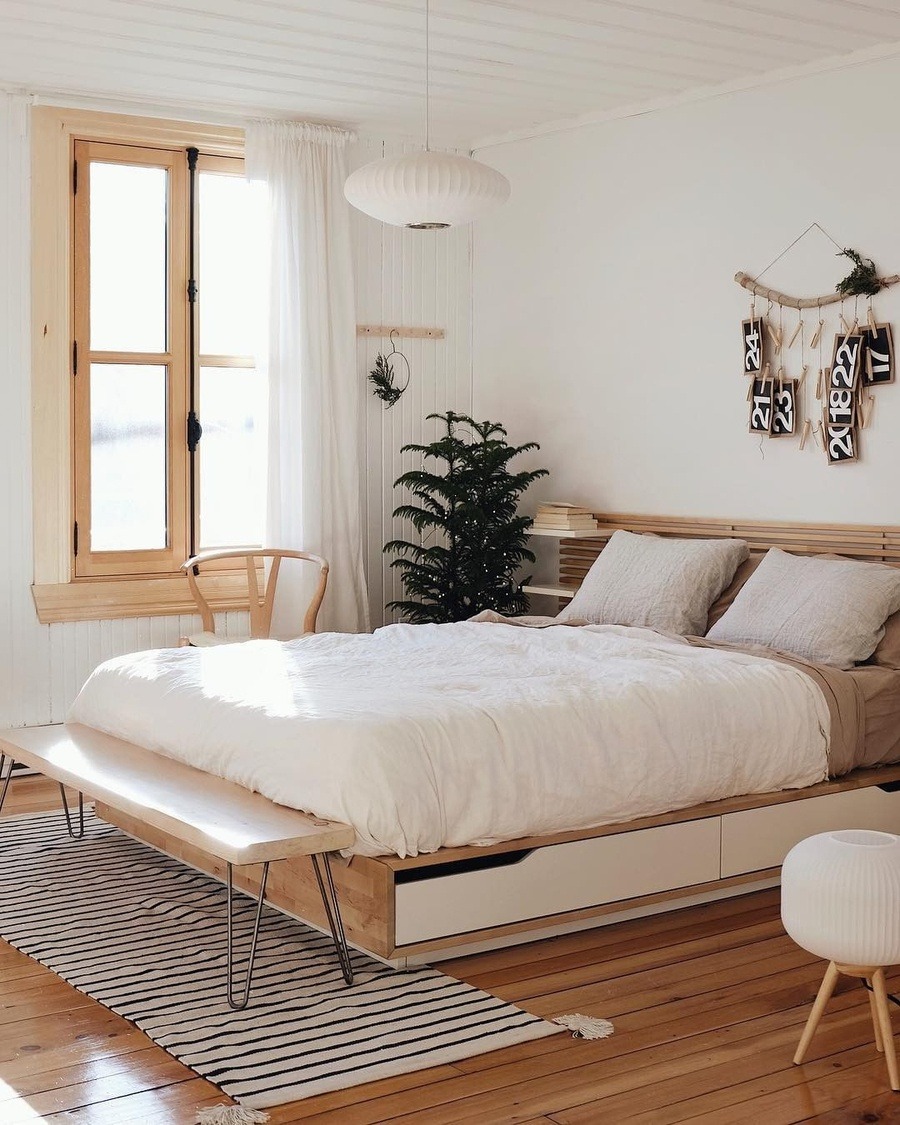 20 Phòng Ngủ Phong Cách Scandinavian Nhẹ Nhàng Đầy Tinh Tế
