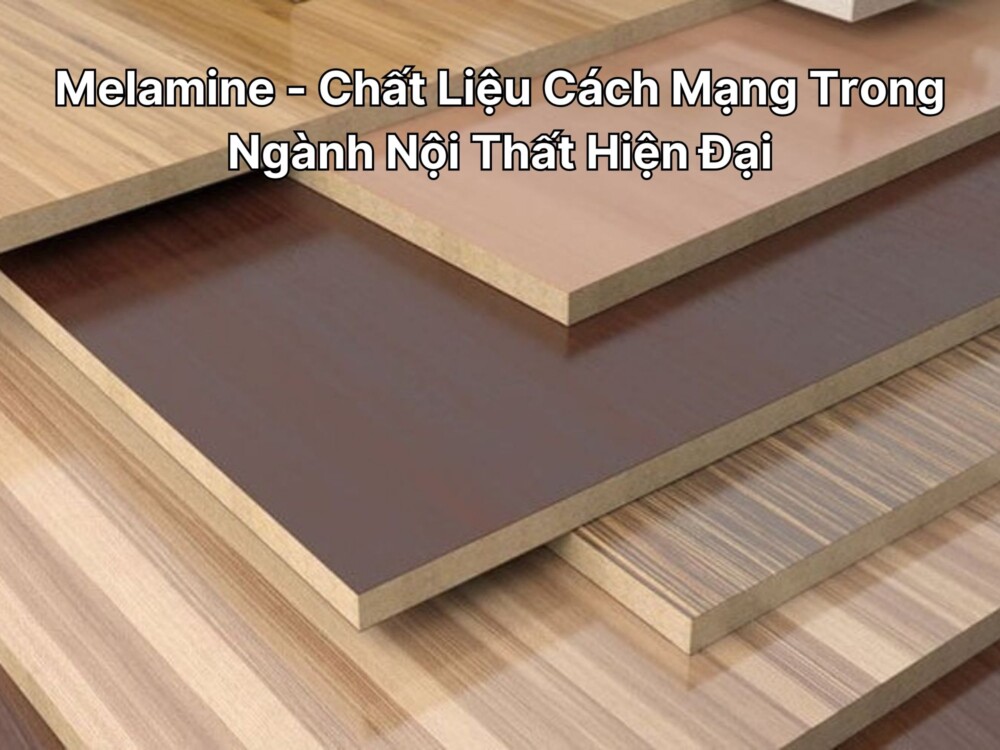 Melamine - Chất Liệu Cách Mạng Trong Ngành Nội Thất Hiện Đại