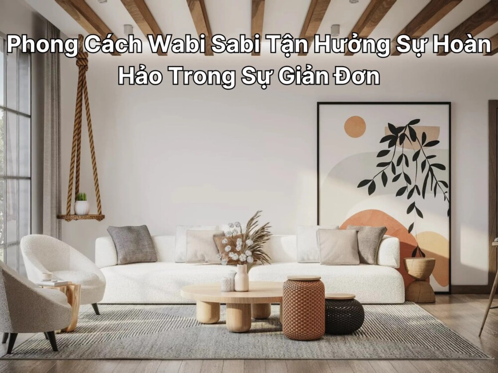 Phong Cách Wabi Sabi Tận Hưởng Sự Hoàn Hảo Trong Sự Giản Đơn